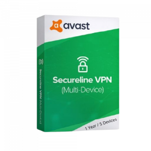 Avast Secureline – 1 Year / 5 Devices – Global